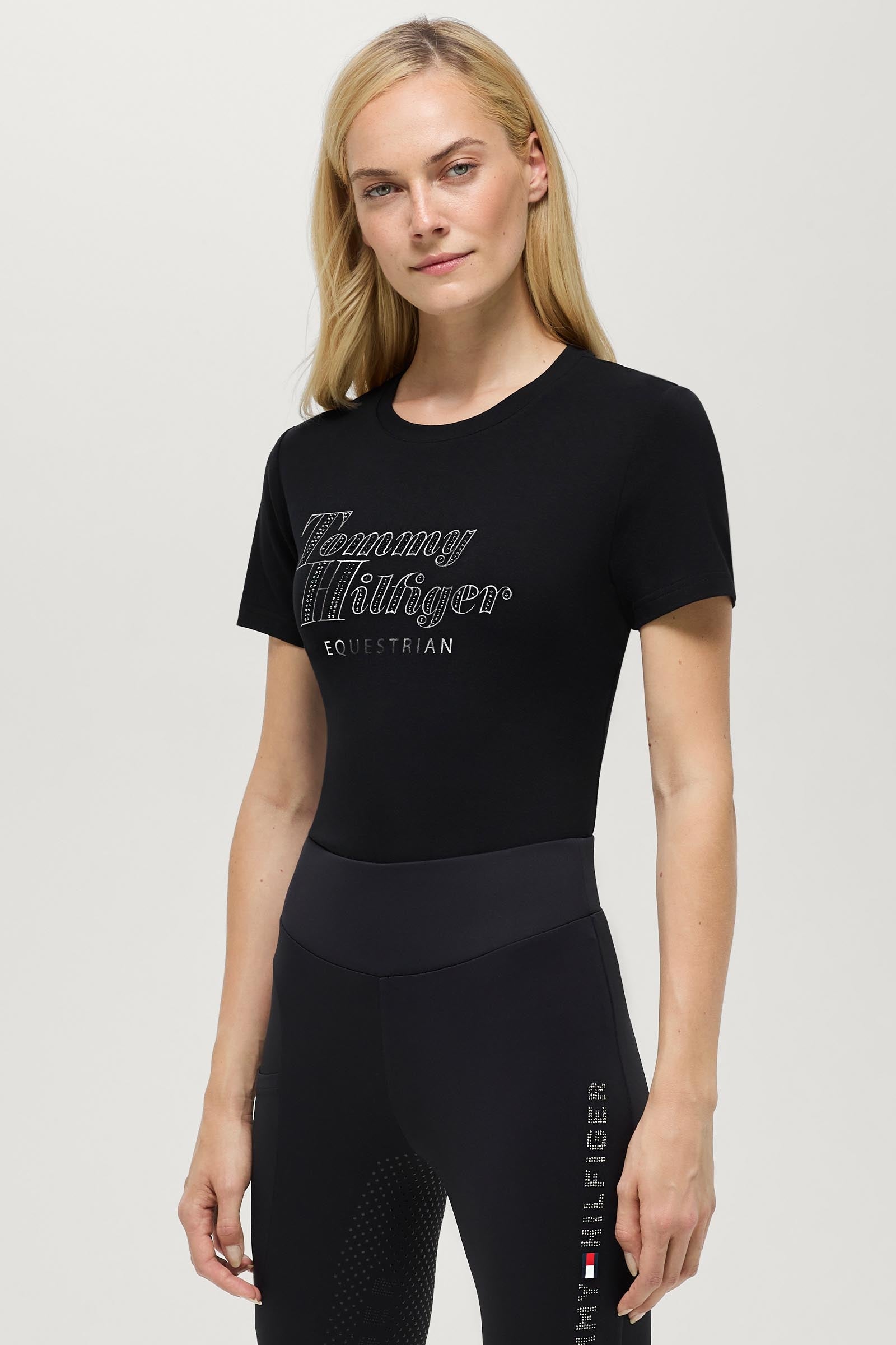 Tommy Hilfiger Equestrian Malibu Women's Rhinestone T-Shirt Women’s Riding Clothing