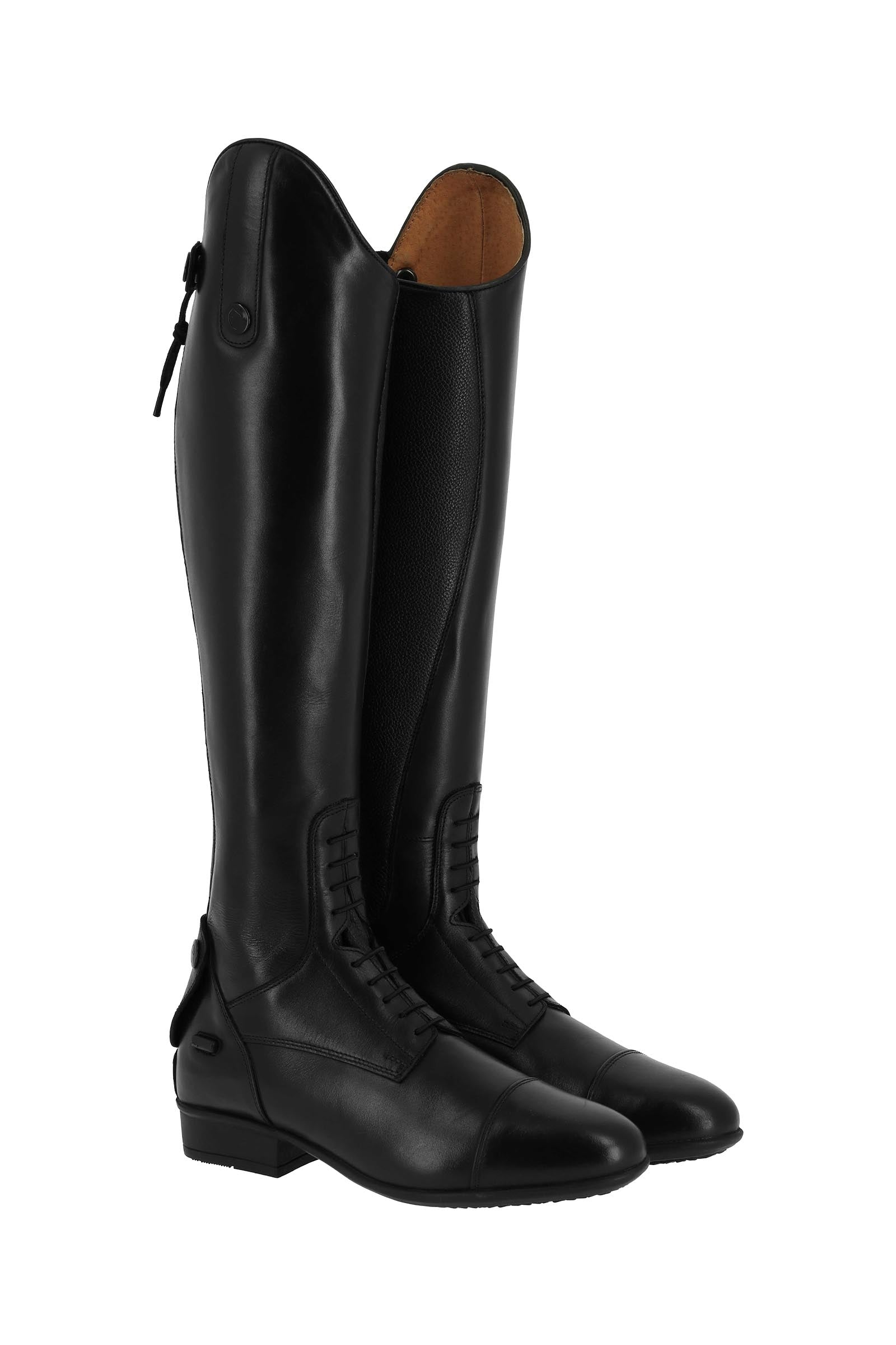 EQUITHÈME Leather LaceUp Tall Boots Riding Boots & Riding Shoes