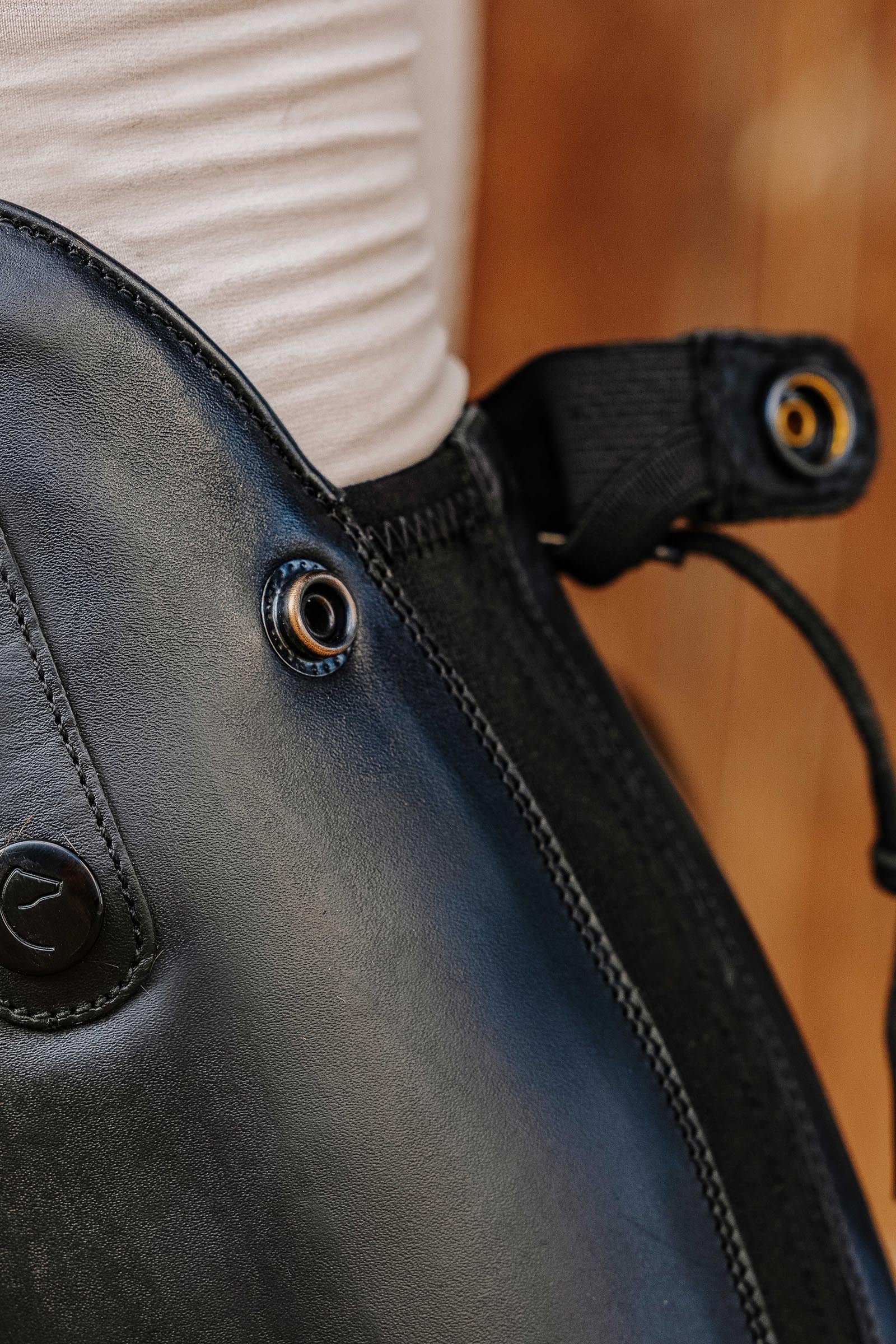 EQUITHÈME Leather LaceUp Tall Boots Riding Boots & Riding Shoes
