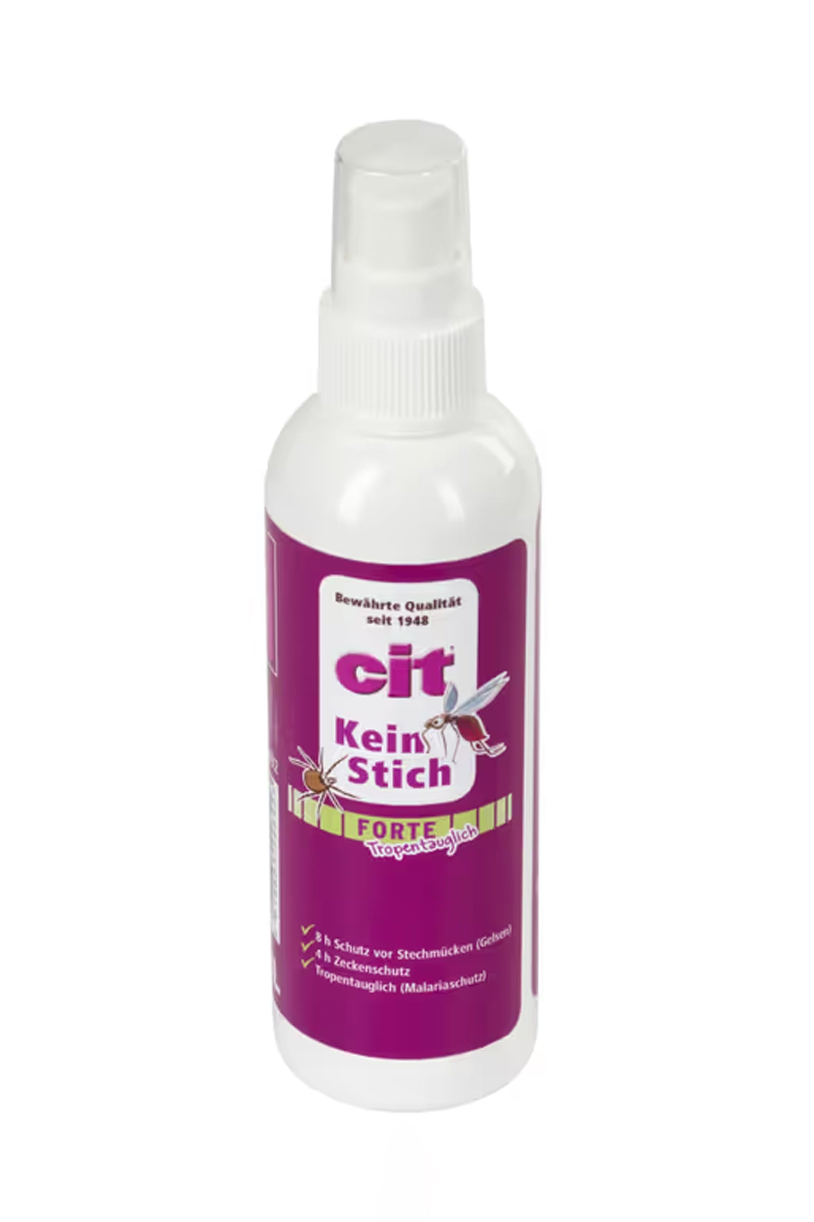cit KeinStich Forte Insect Repellent, Suitable for Tropical Conditions, 100 ml Antifly Protection for Horses