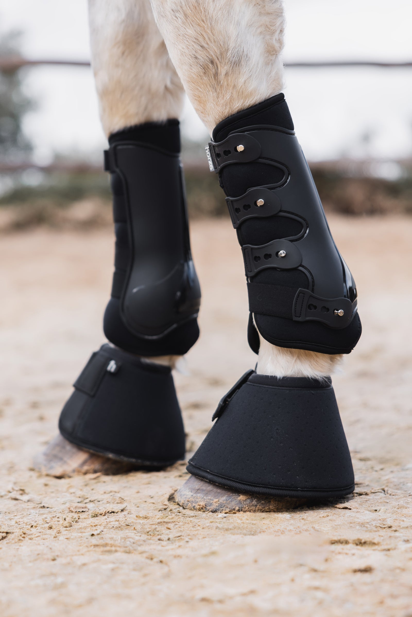 Horze Malmo Combi Horse Boots, 2-in-1 Leg Protection & Hoof Protection for Horses