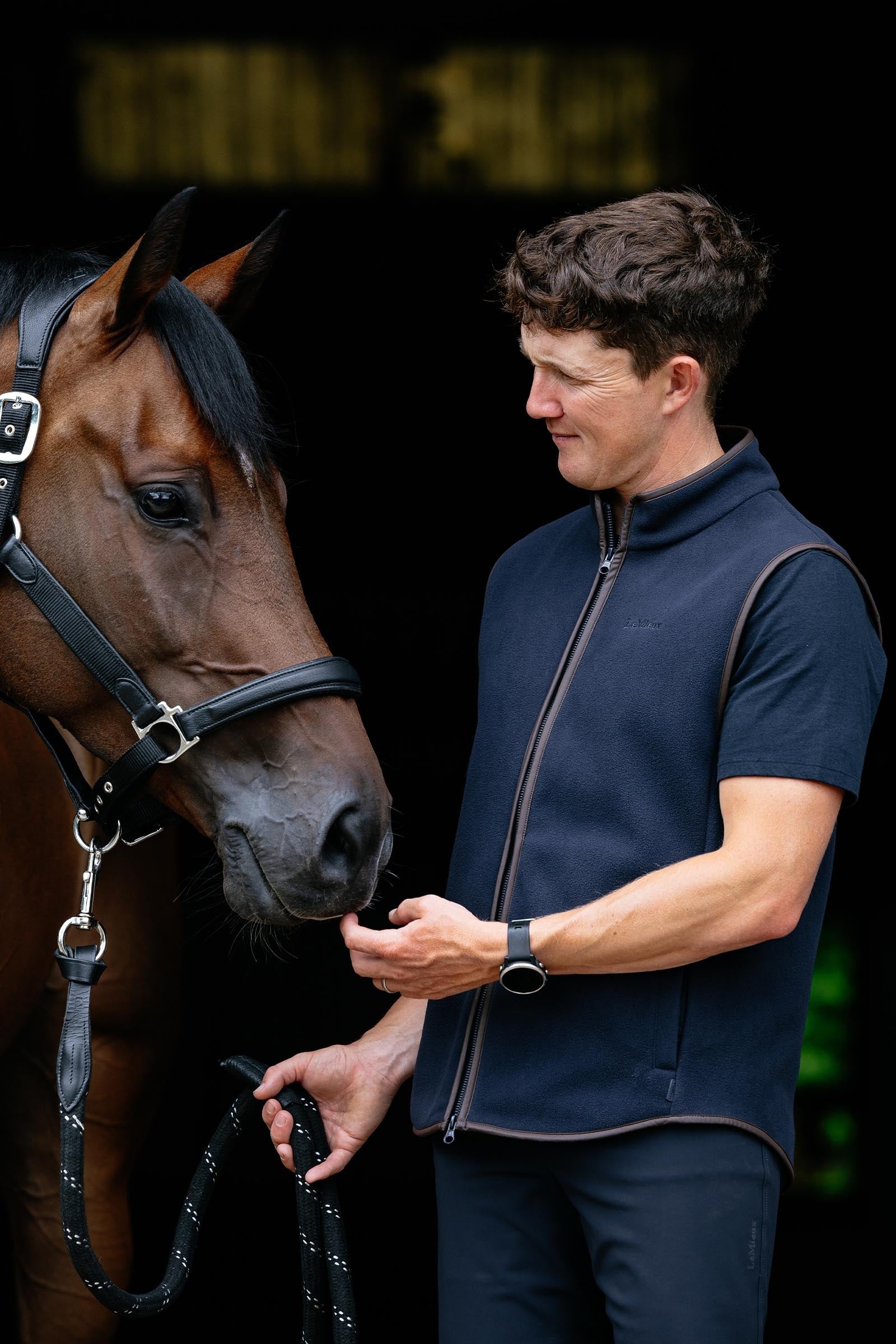 LeMieux Men´s Fleece Gilet Mens Riding Clothing