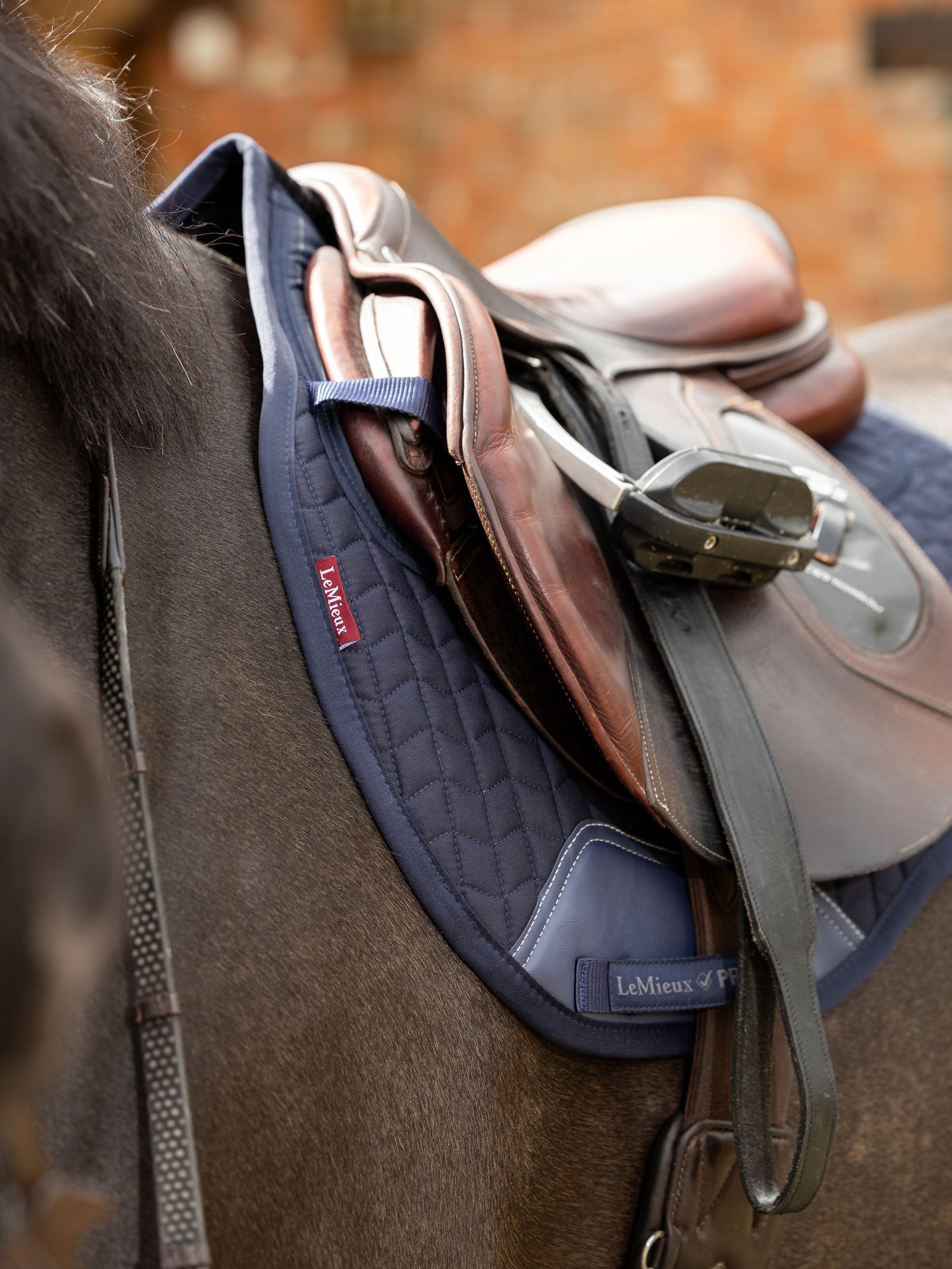 LeMieux Prosorb Plain 2 Pocket GP Square Pad Saddle Pads