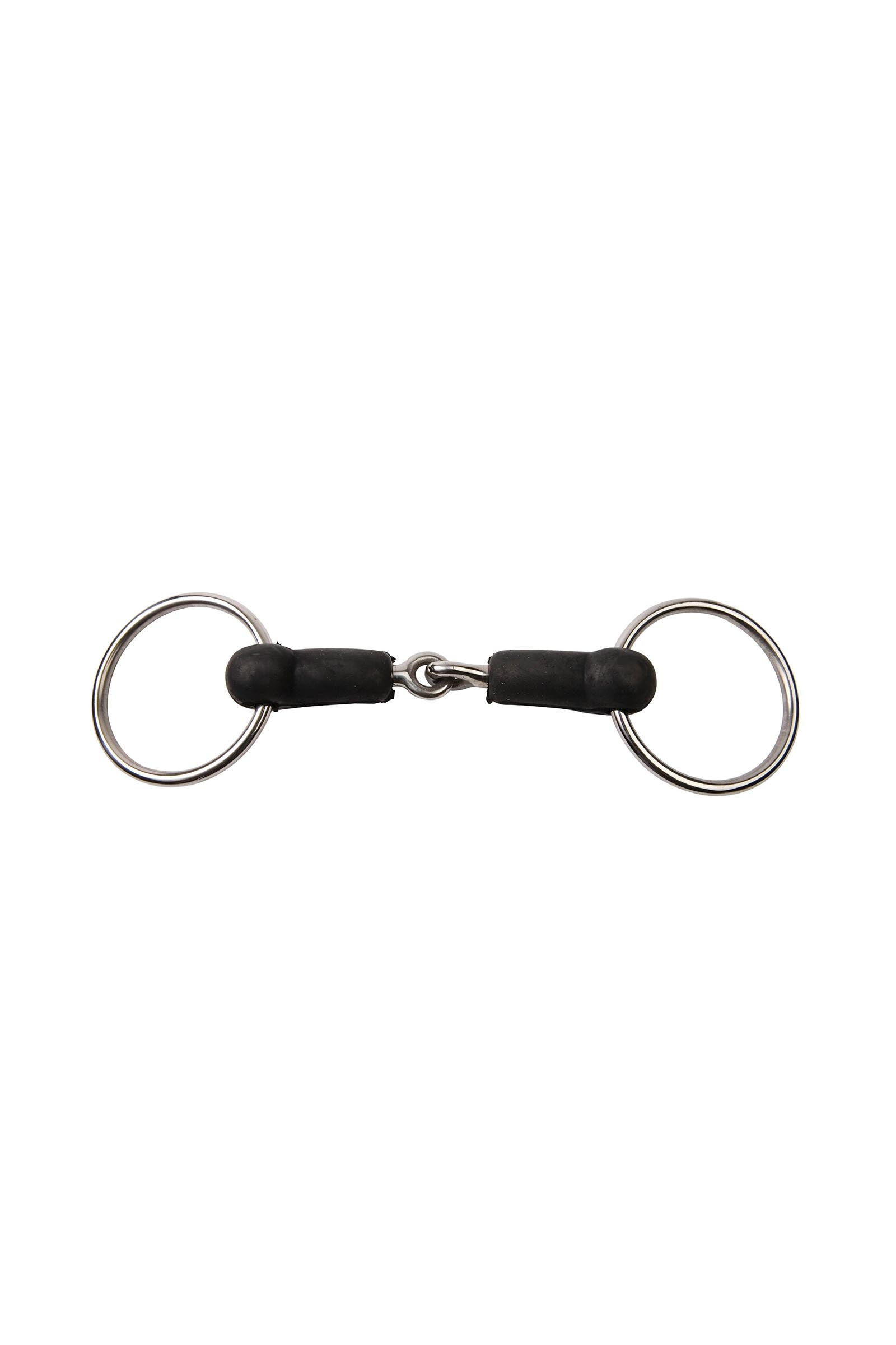 Korsteel Hard Rubber Jointed Loose Ring Snaffle Bit Horse Bits