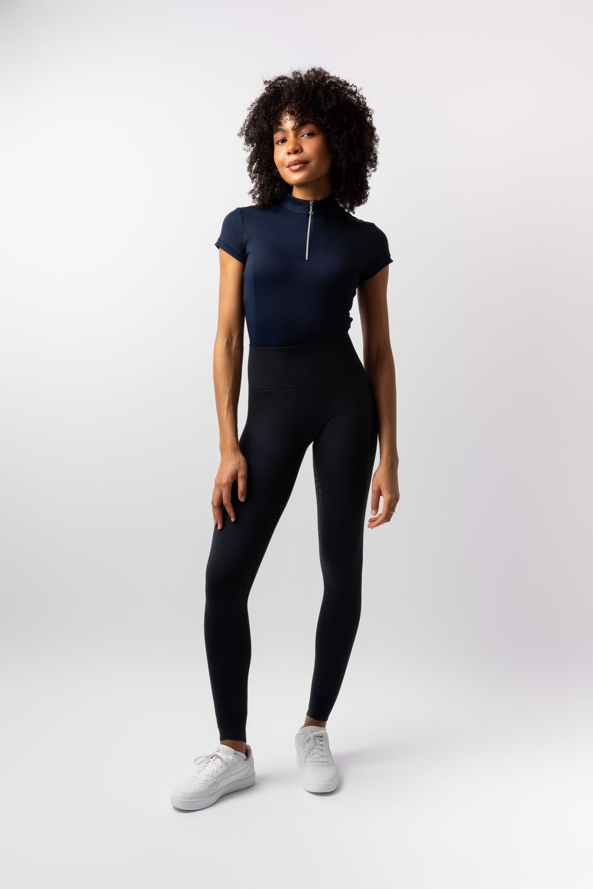 Horze Nessa Seamless Full Grip Scrunch Tights Womens Breeches