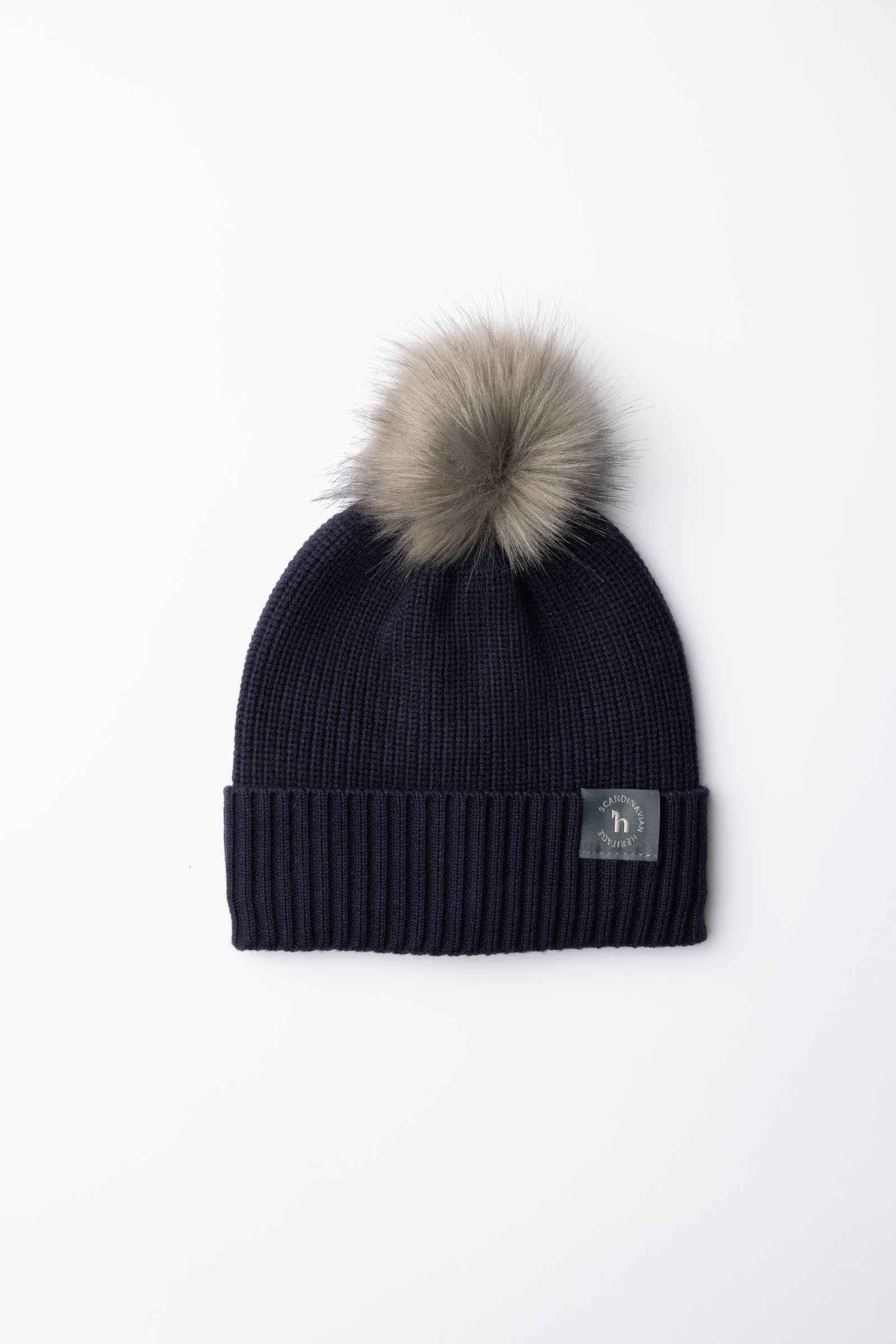 Horze Noa Kids Knitted Hat With Removable Pompom Kids Apparel