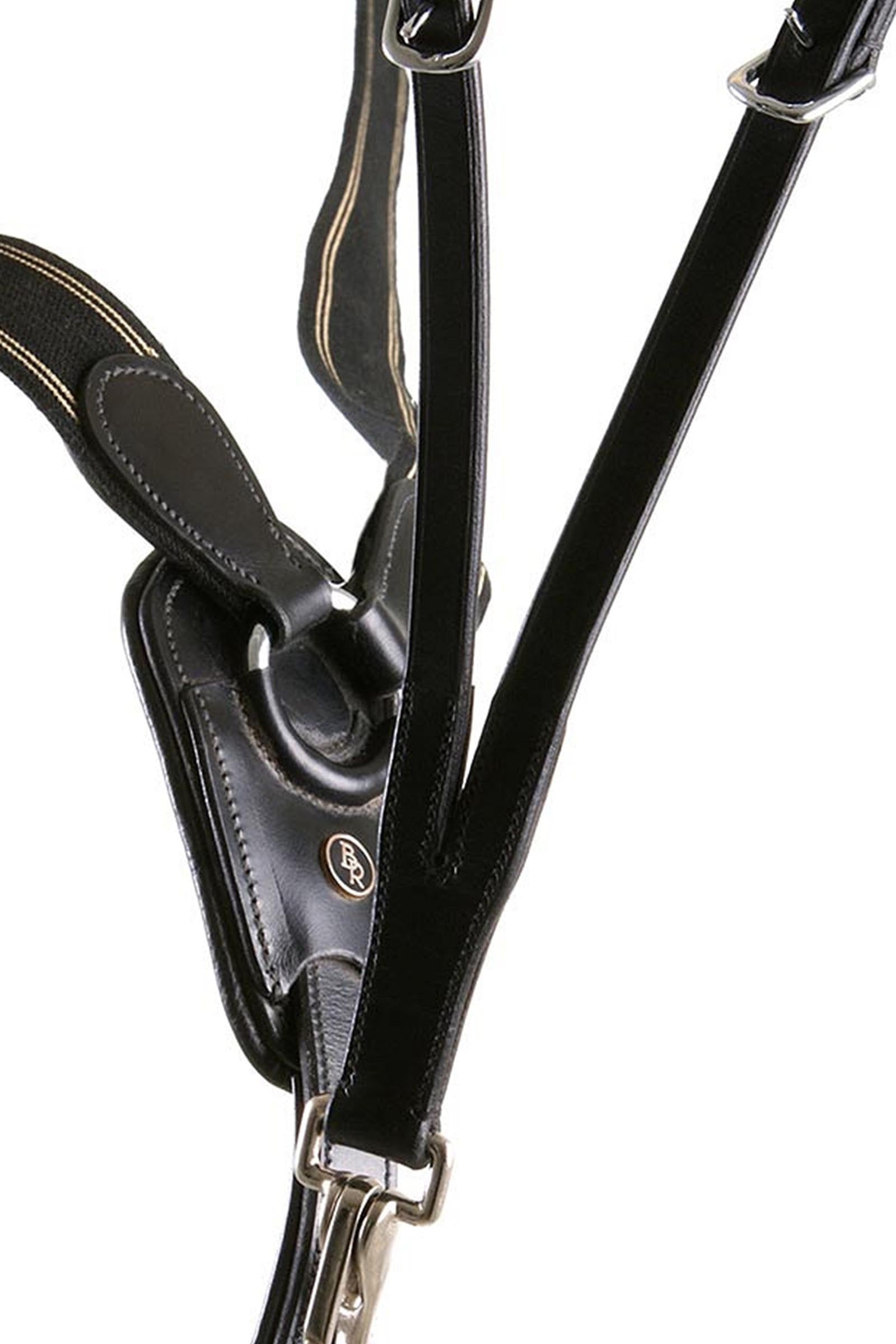 BR Taunton Elastic Breastplate With Martingale Bridles & Reins