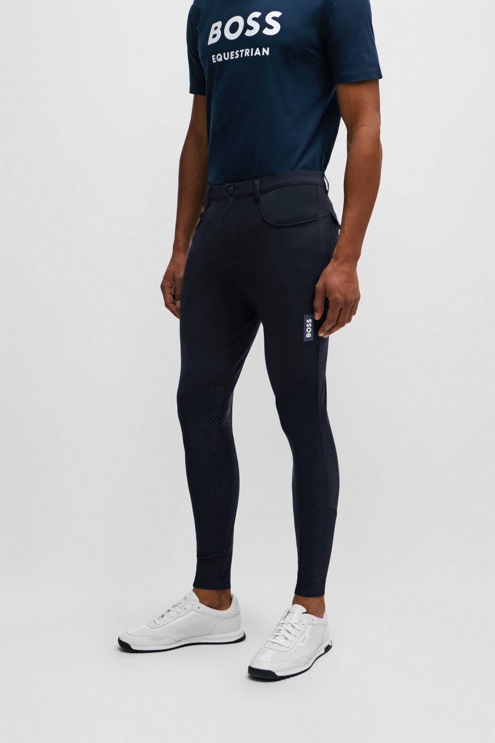 BOSS Equestrian Boss James Knee Grip Summer Breeches Mens Riding Clothing