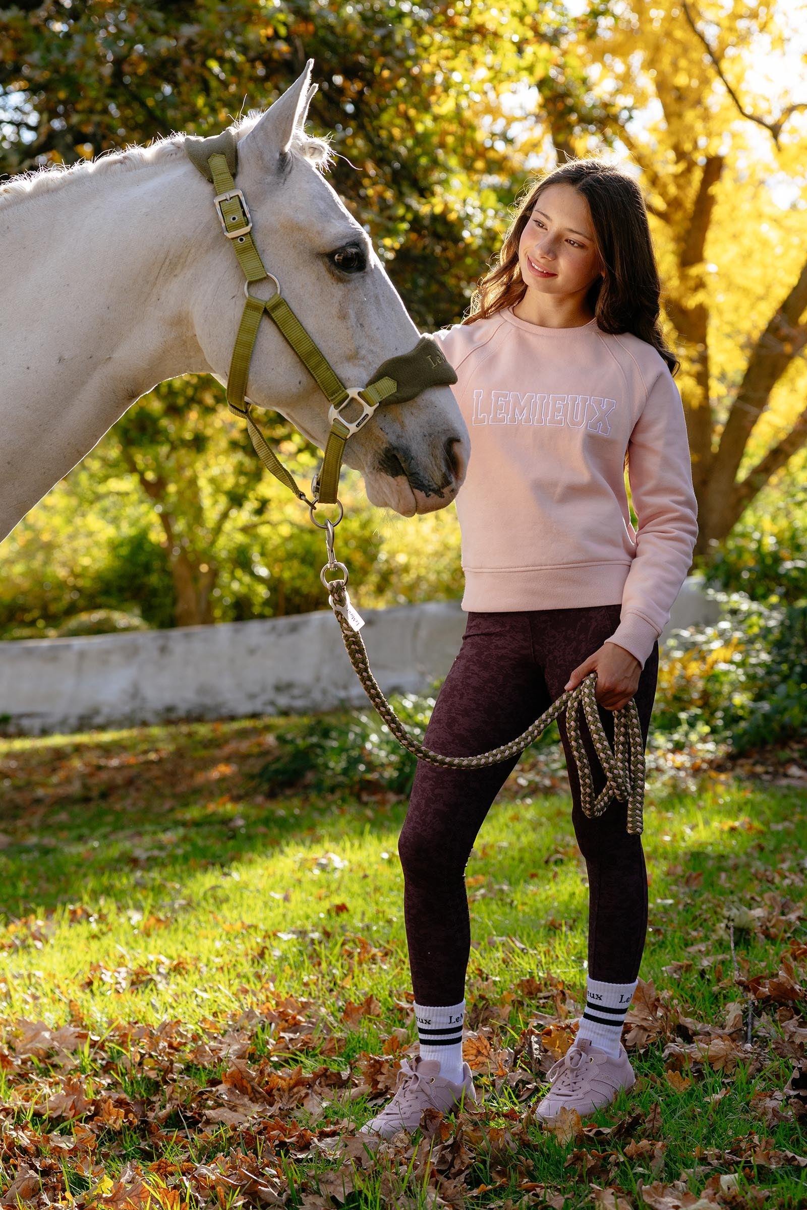 LeMieux Young Rider Shay Varsity Crew Kids Apparel