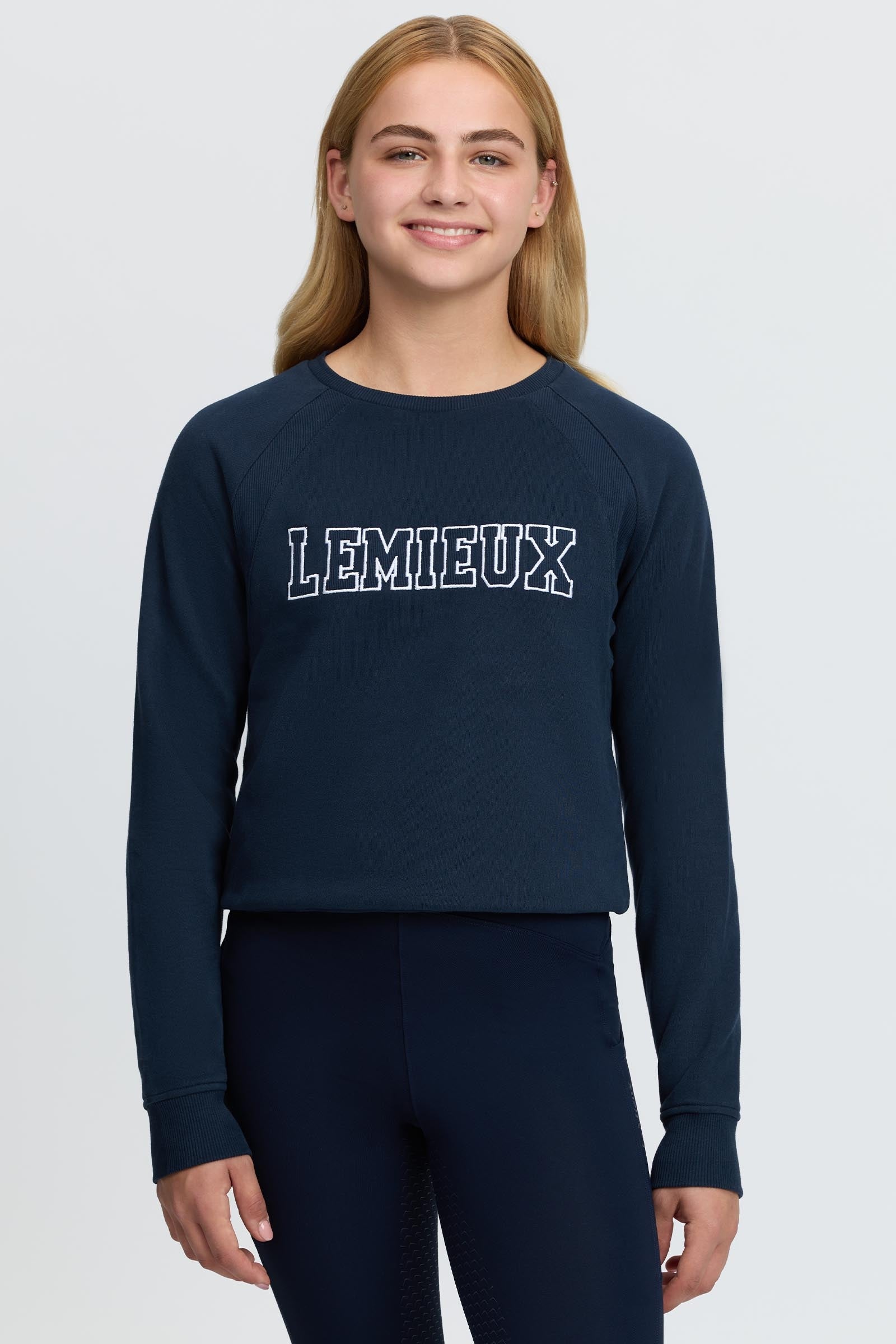 LeMieux Young Rider Shay Varsity Crew Kids Apparel