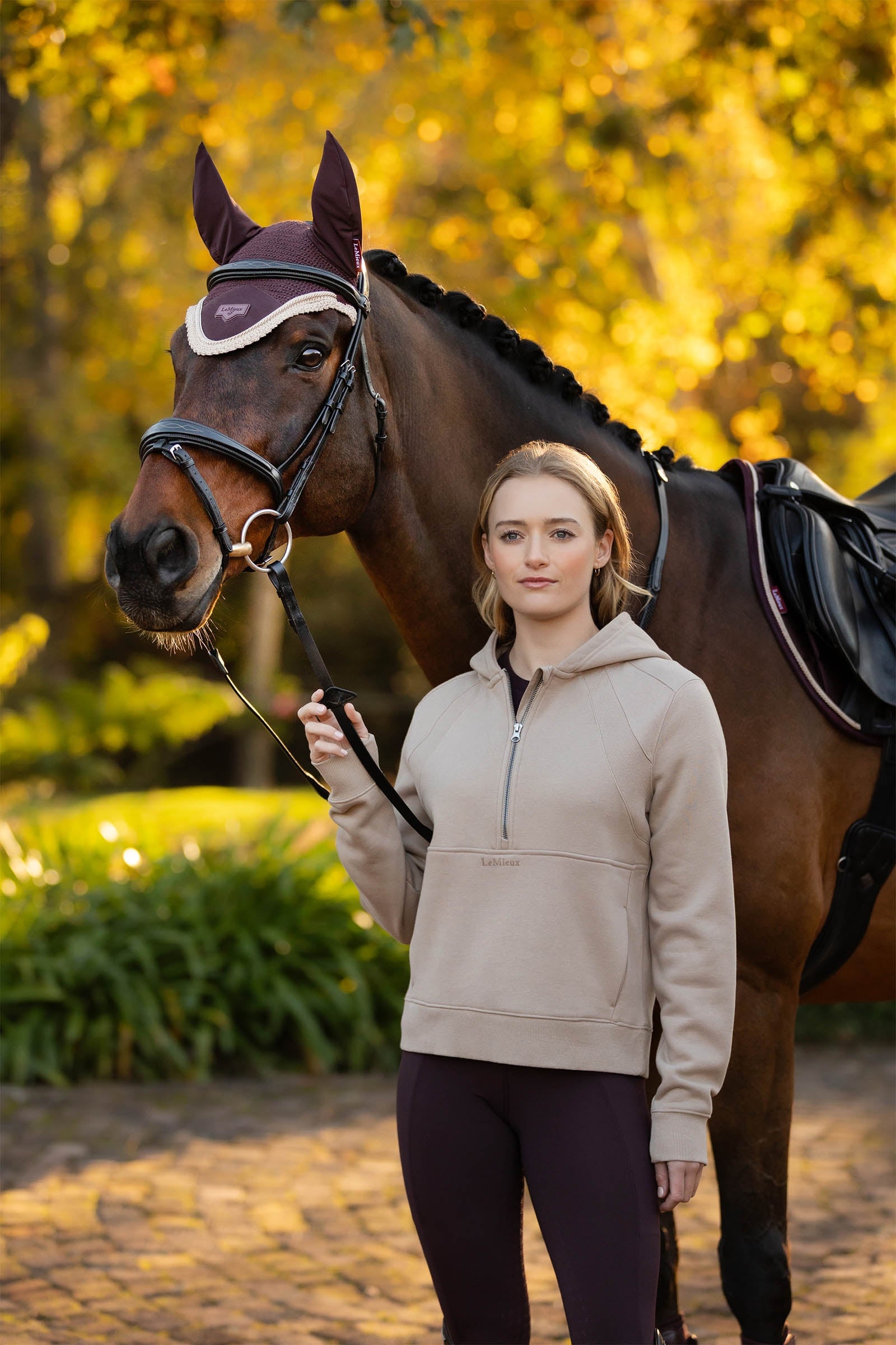 LeMieux Henrietta Women´s Half Zip Hoodie Women’s Riding Clothing