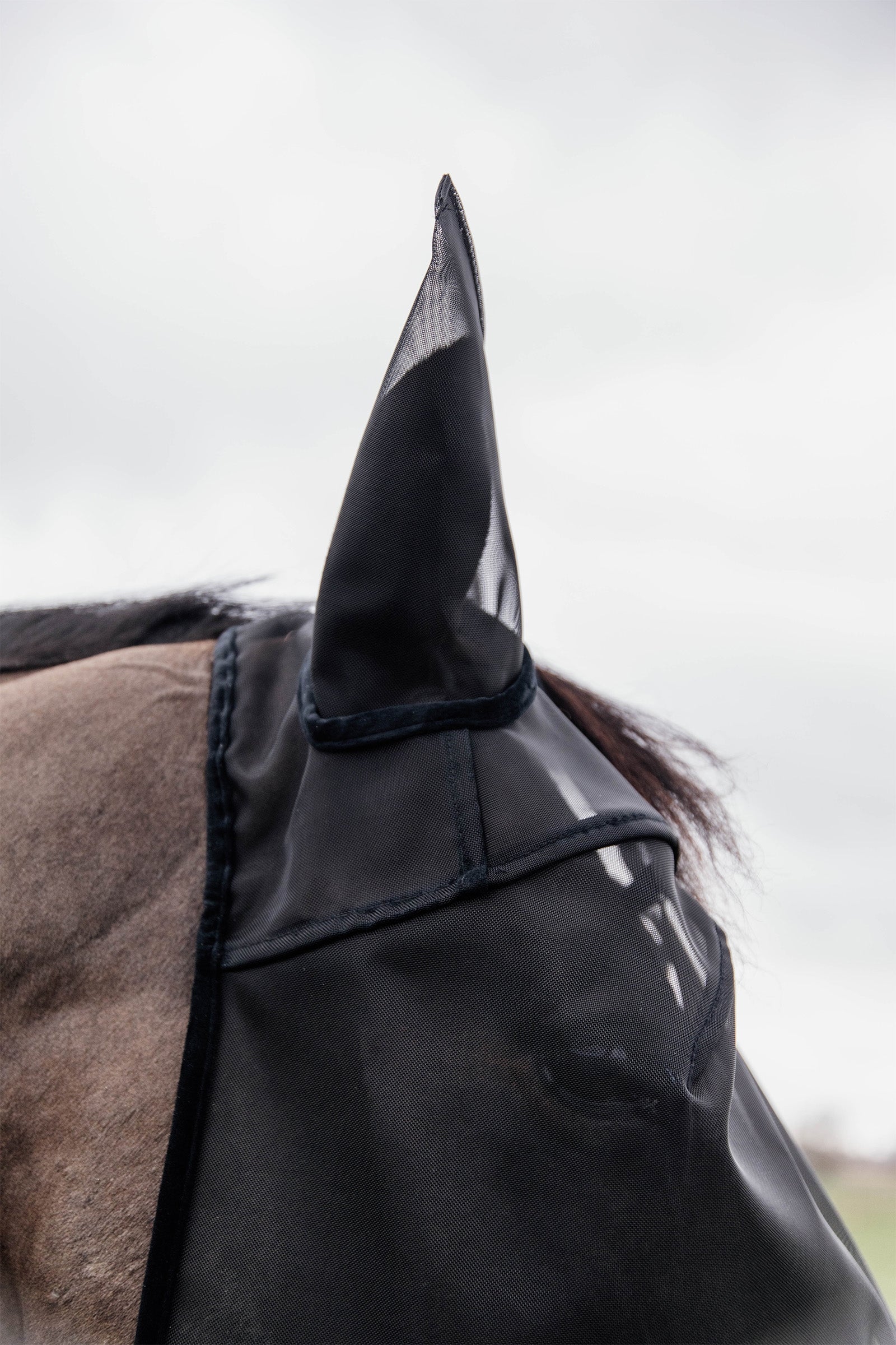 Kentucky Horsewear Fly Mask Classic with Ears and Nose Antifly Protection for Horses