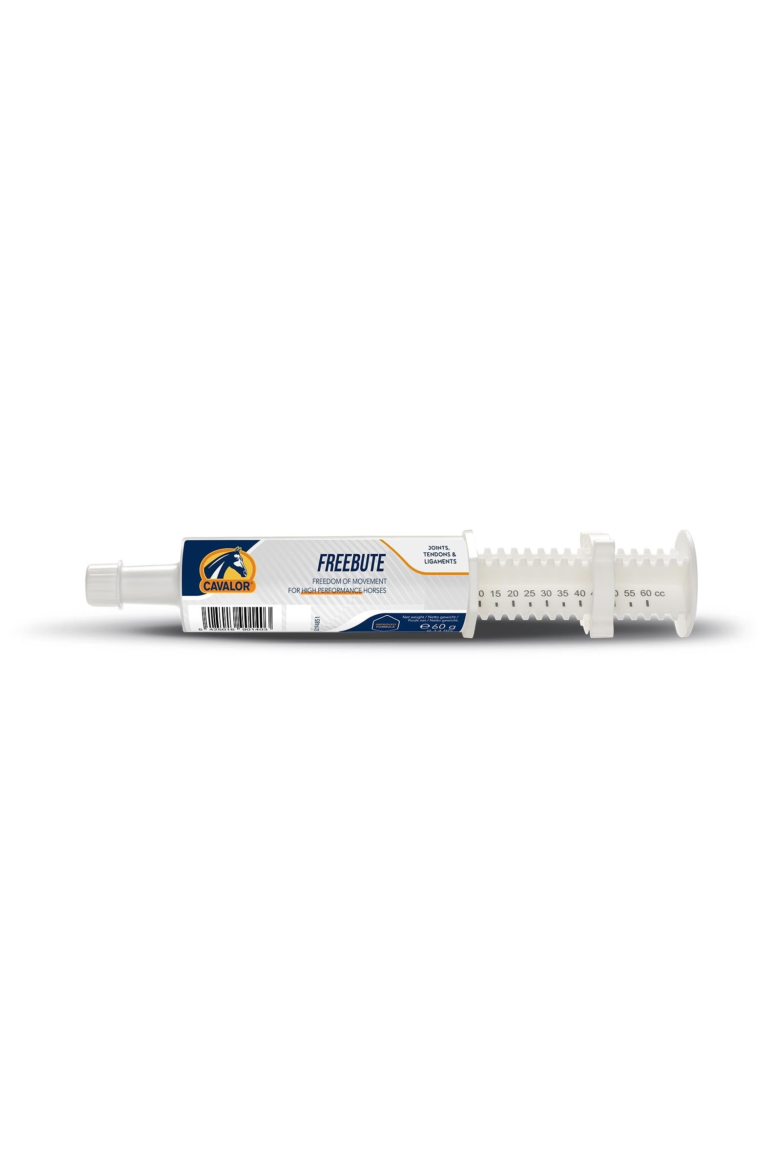 Cavalor Freebute Paste, Joints & Tendons, 60 g Syringe Horse Feed & Nutrition