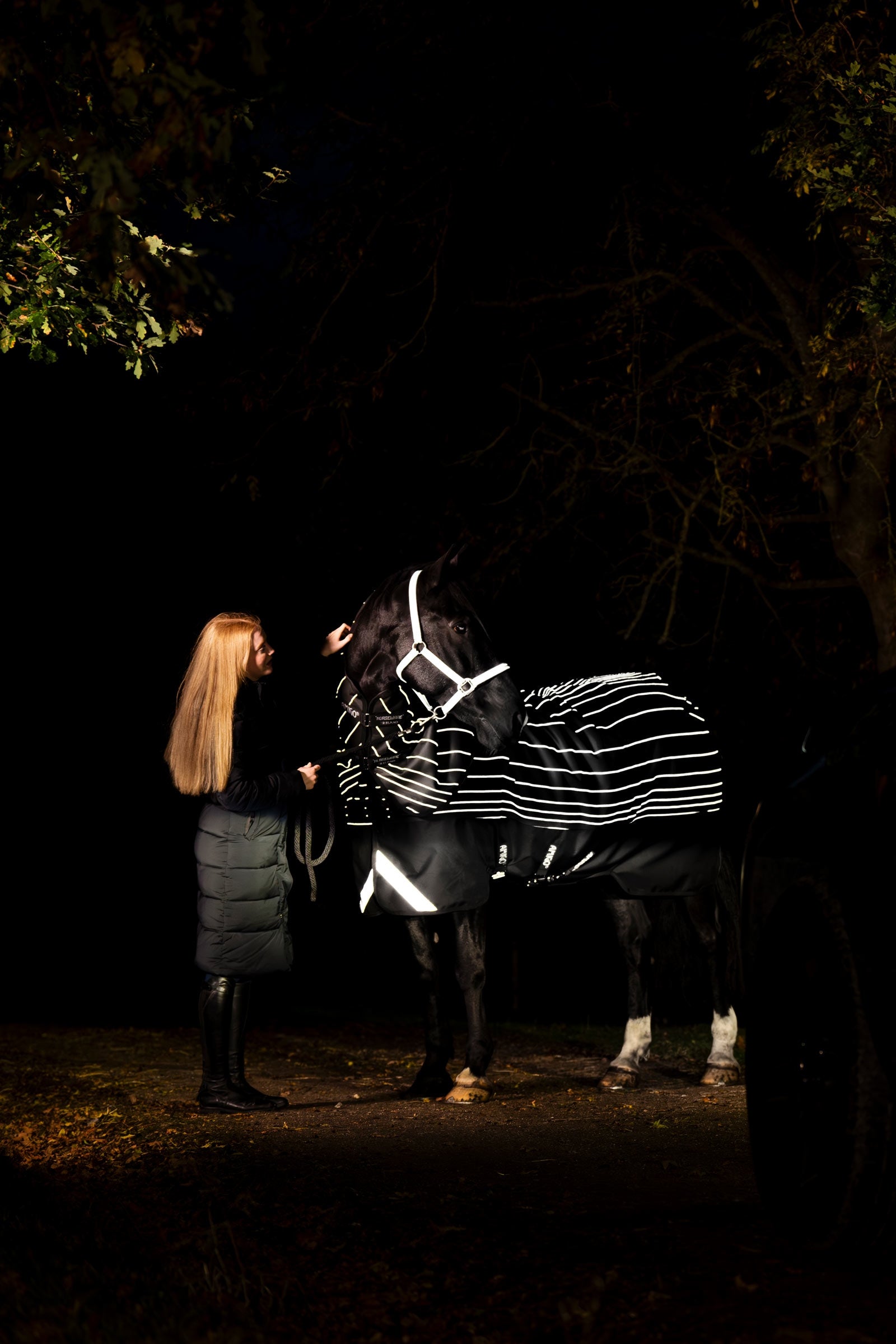 Horseware Amigo 1200D FieldSafe Reflectech Plus Turnout Rug, 250 g Horse Rugs