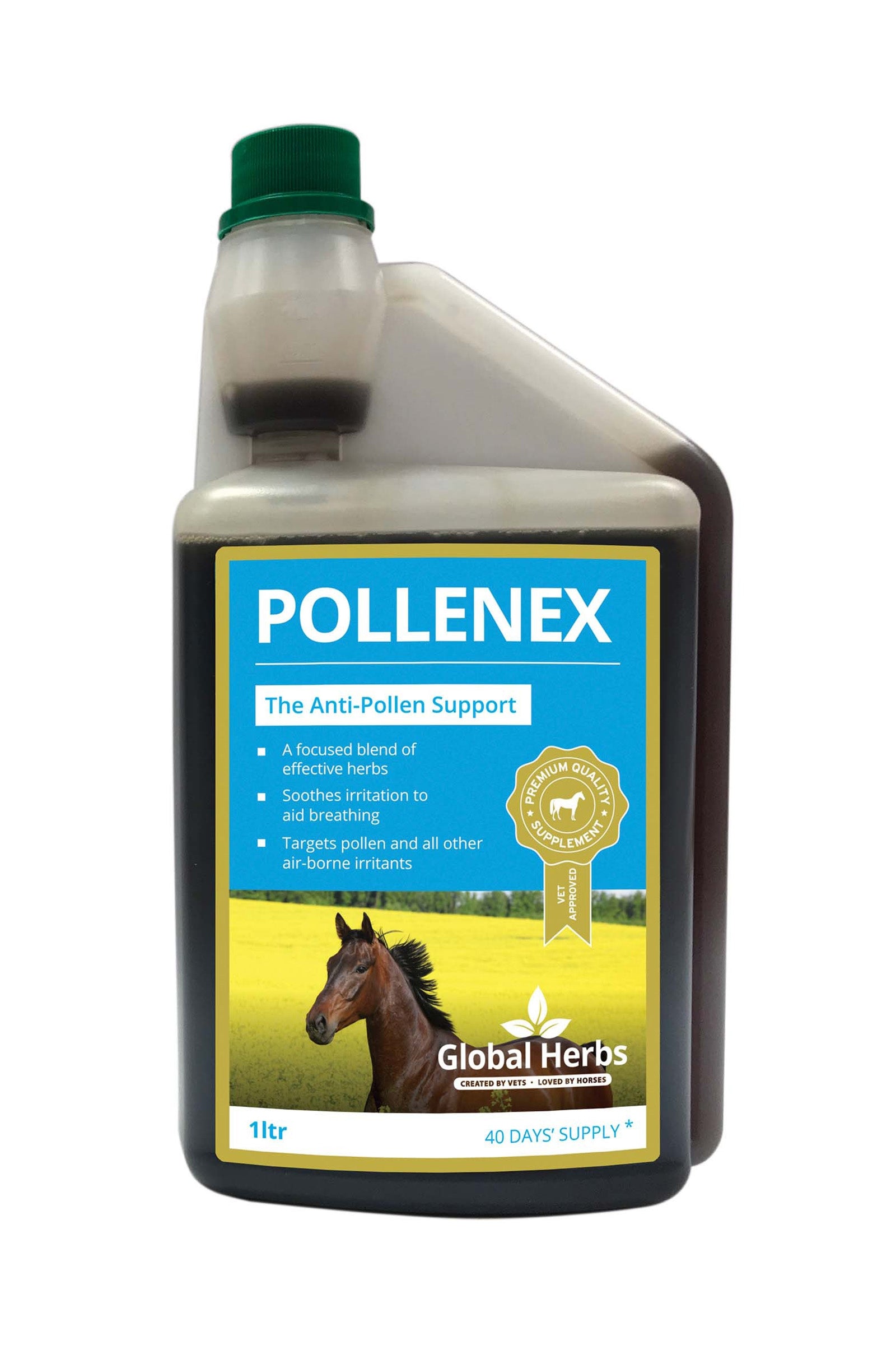 Global Herbs Pollene-X 1LTR Horse Feed & Nutrition