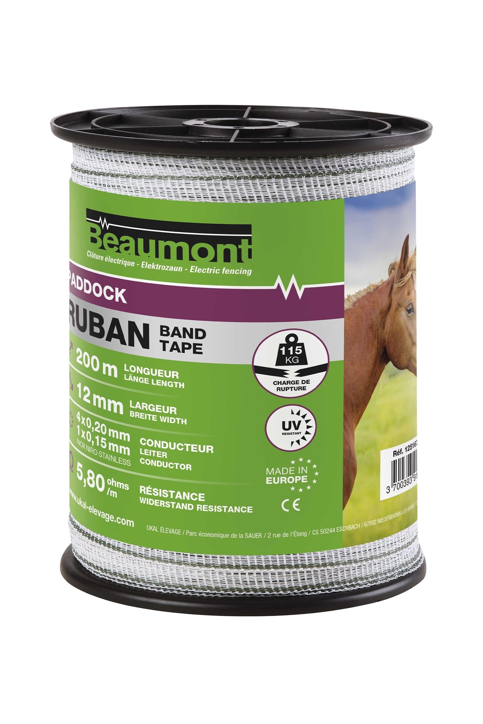 Beaumont Tape 12 mm, 200 m Fencing Supplies