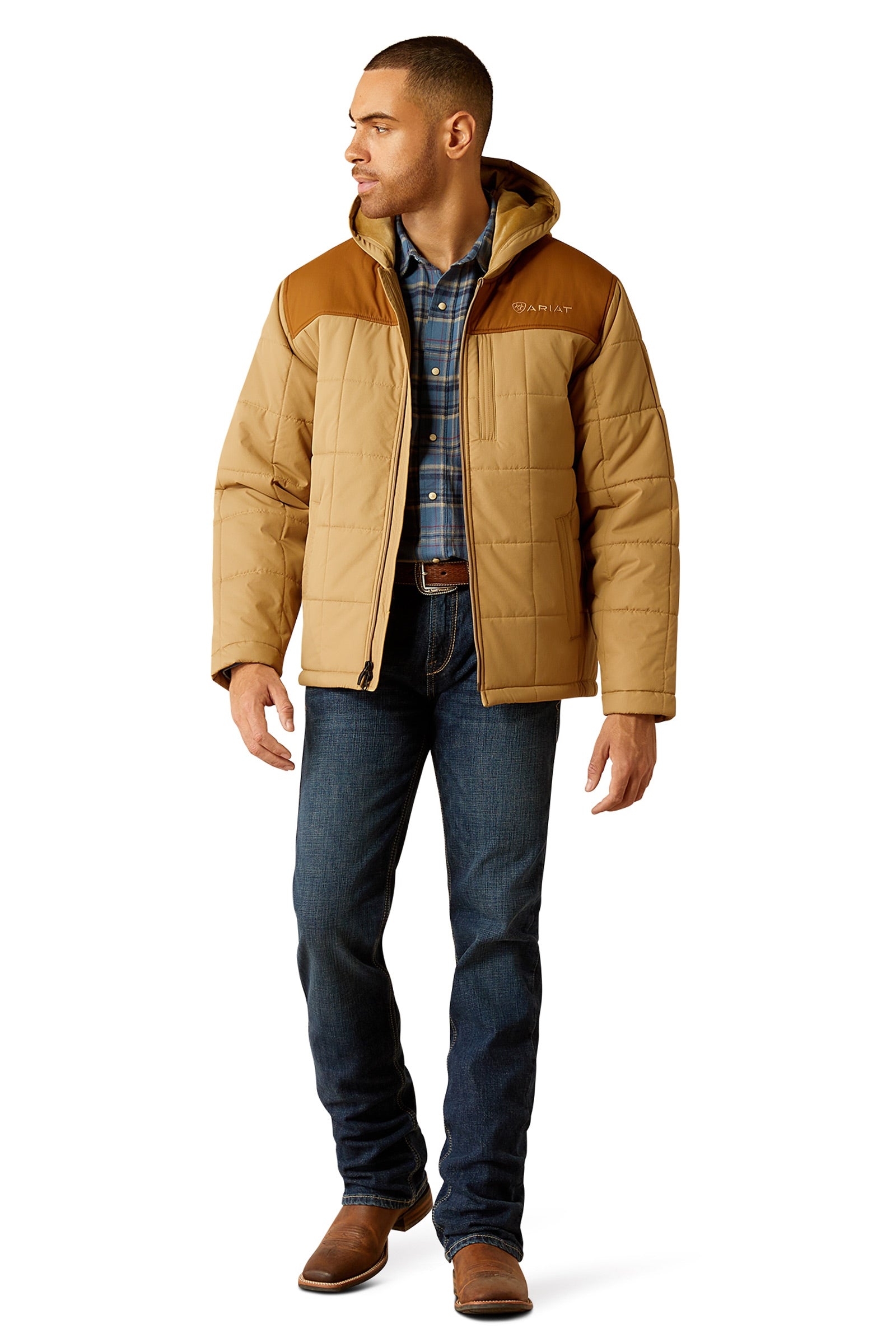 Ariat Crius Hooded Insulated Jacket Mens Riding Clothing