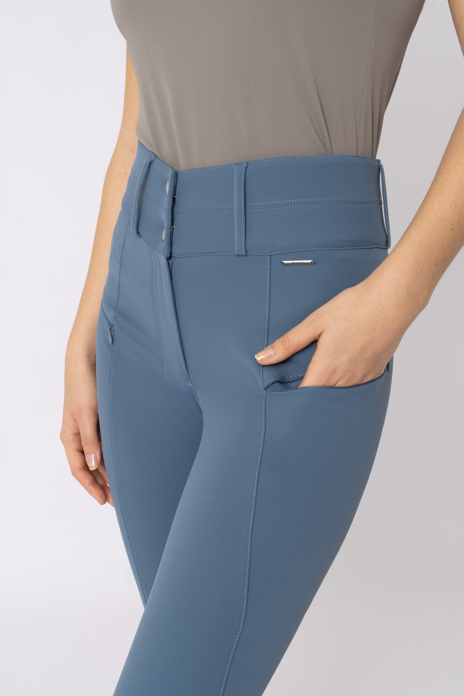 Horze Sophie Women's High Waist Knee Grip Breeches Womens Breeches