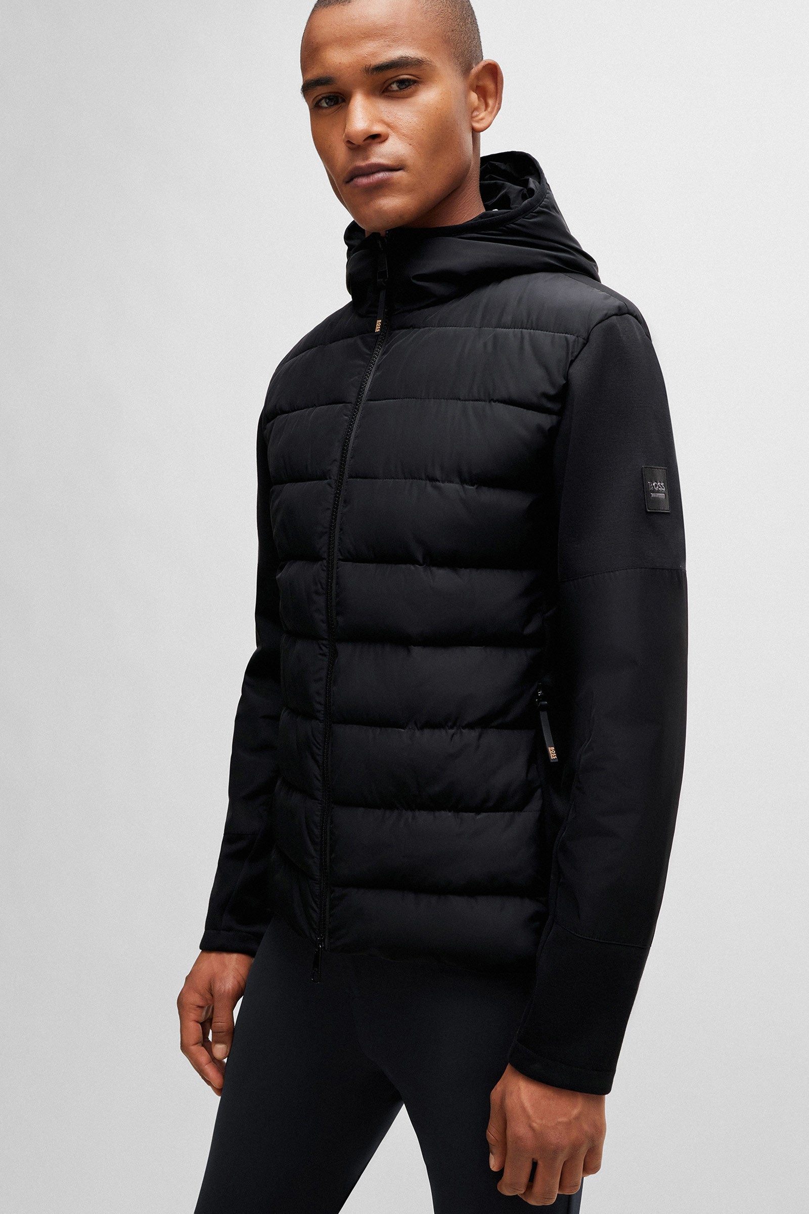 BOSS Equestrian Boss Jeff Mens Hybrid Puffer Jacket Mens Riding Clothing