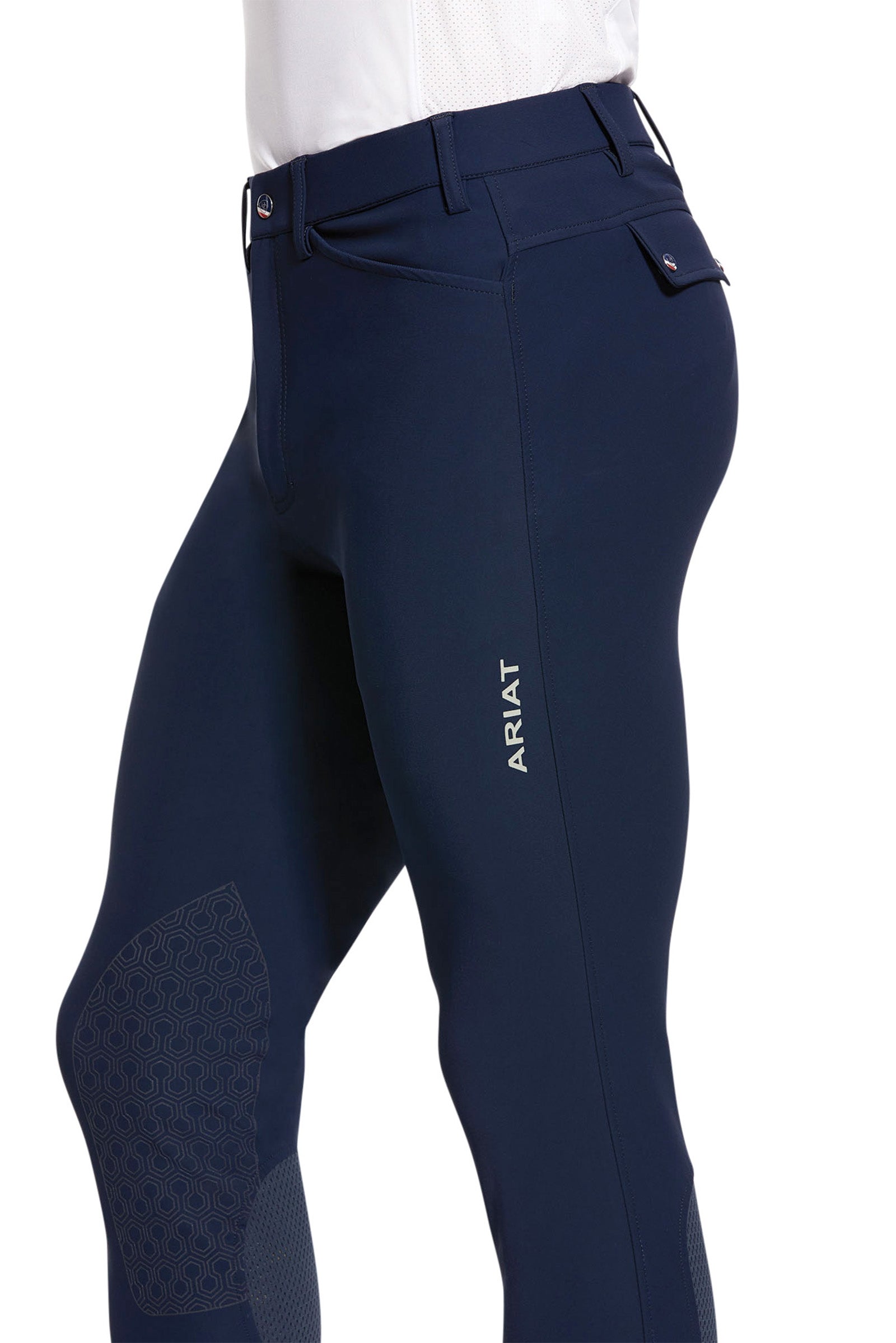 Ariat Men's Tri Factor Grip Knee Patch Breeches Mens Riding Clothing