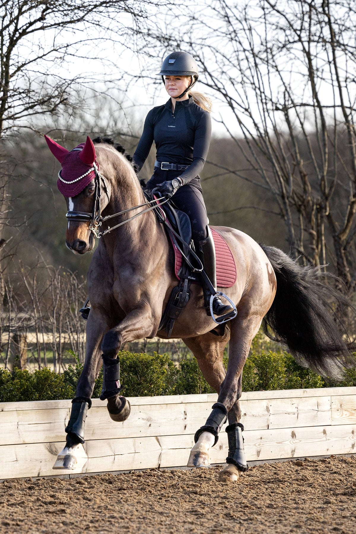 LeMieux Soft Shell Anti Slip Dressage Saddle Pad Saddle Pads