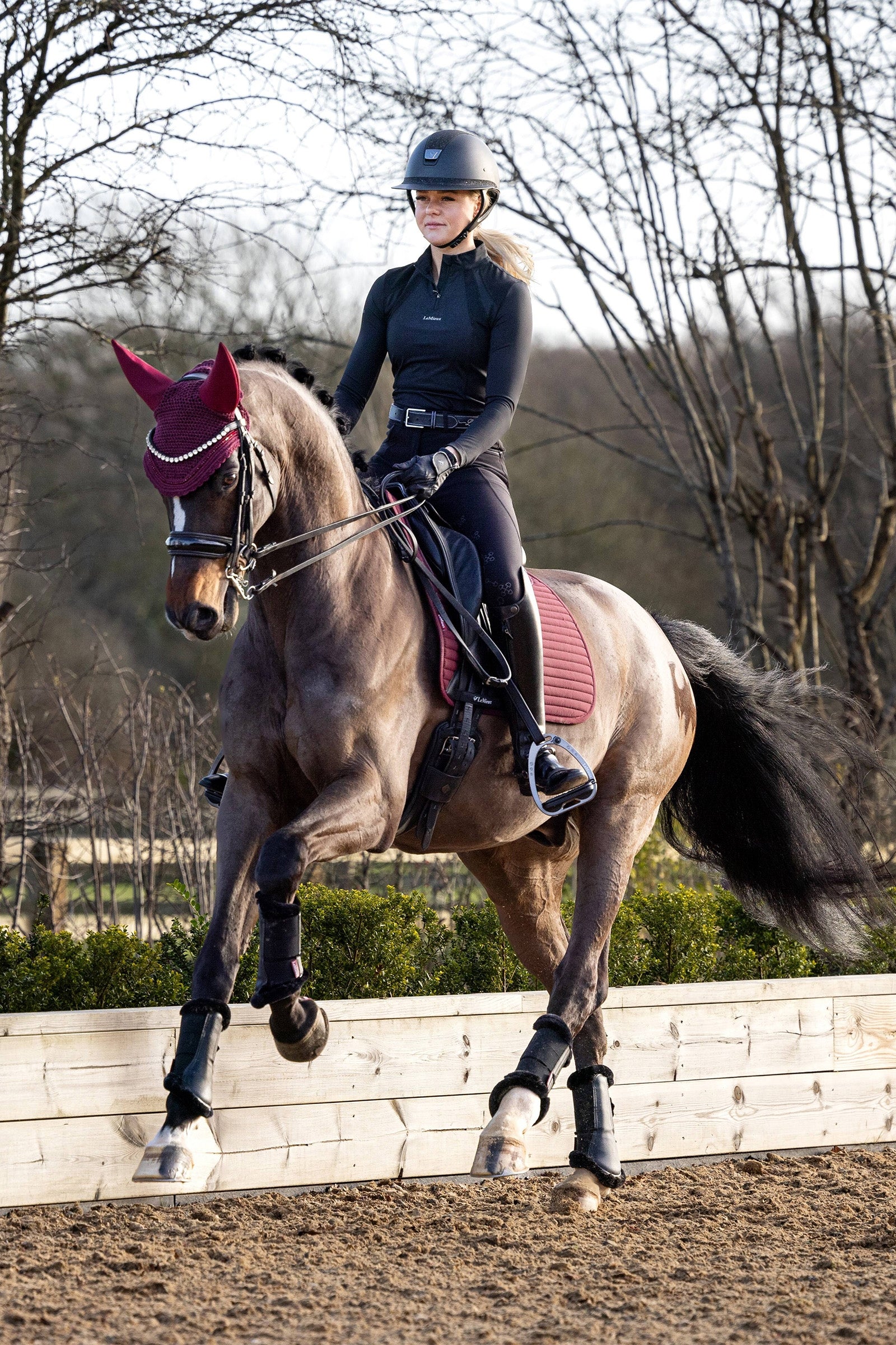 LeMieux Soft Shell Anti Slip Dressage Saddle Pad Saddle Pads