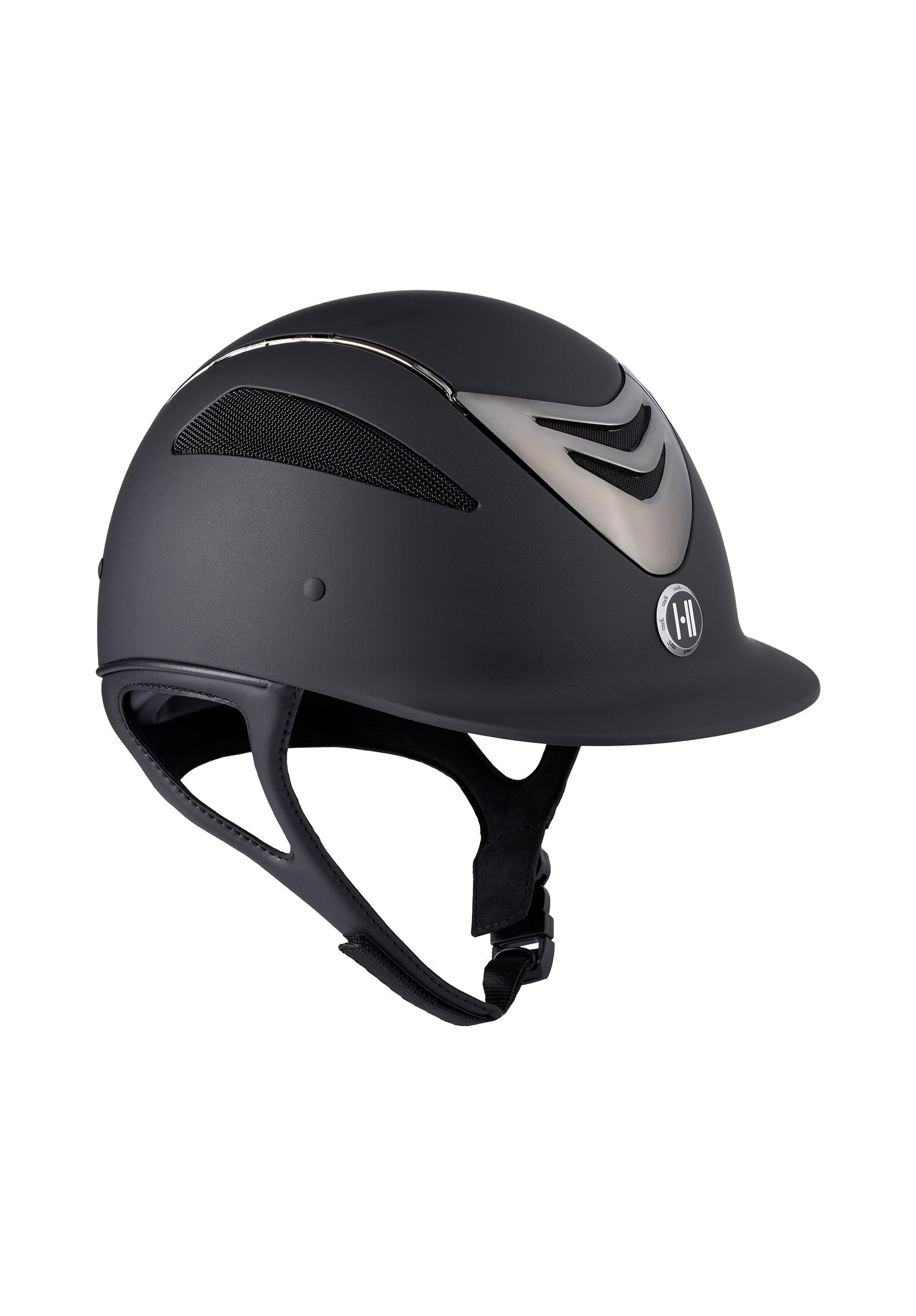 Buy OneK Defender Pro Matt Chrome Riding Helmet | horze.eu