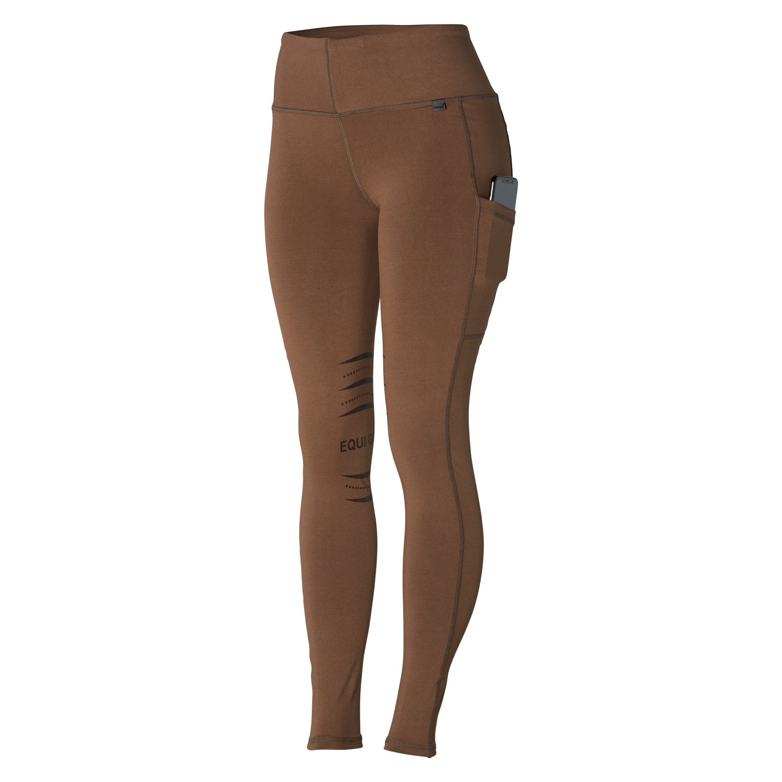 Wine Riding Tights® / Leggings® With Full Seat and Deep Phone Pocket -  LuxeEquine