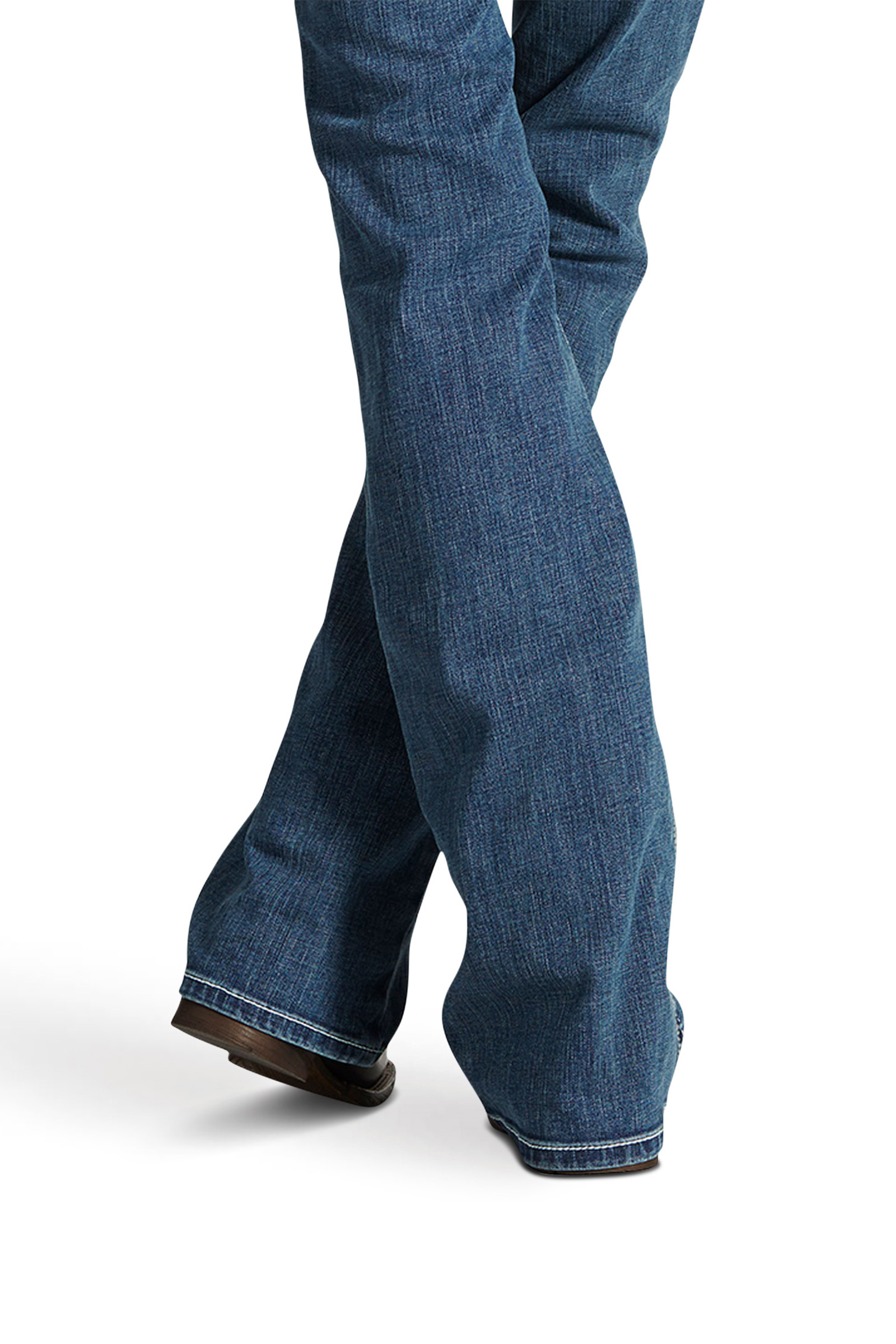 Ariat Women's R.E.A.L. Mid Rise Stretch Whipstitch Boot Cut Jeans