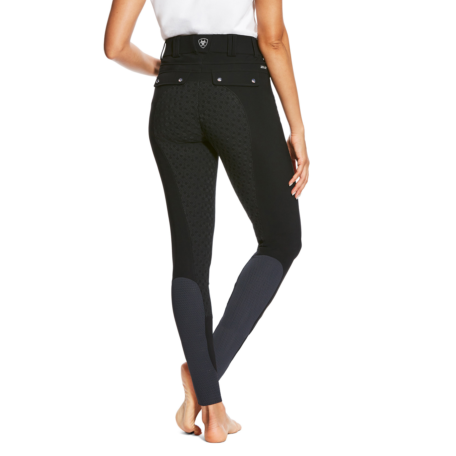 Buy Ariat Tri Factor Full Seat Breeches with Silicone Grip for Women