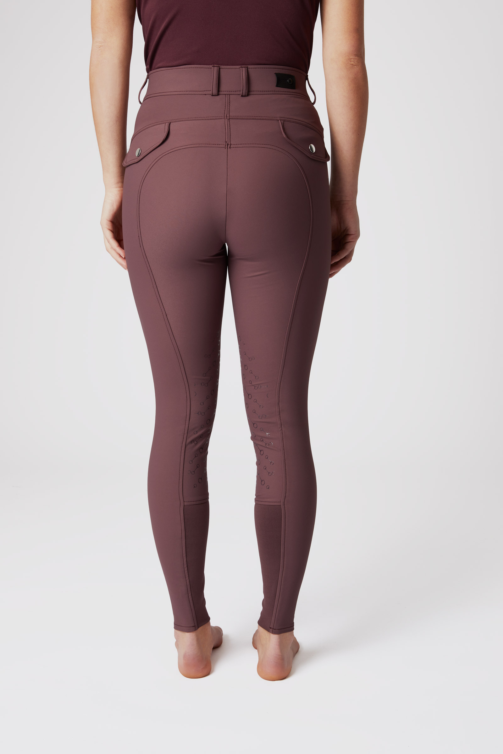 Caldene Hartpury High Waist Suede Knee Ladies Breeches