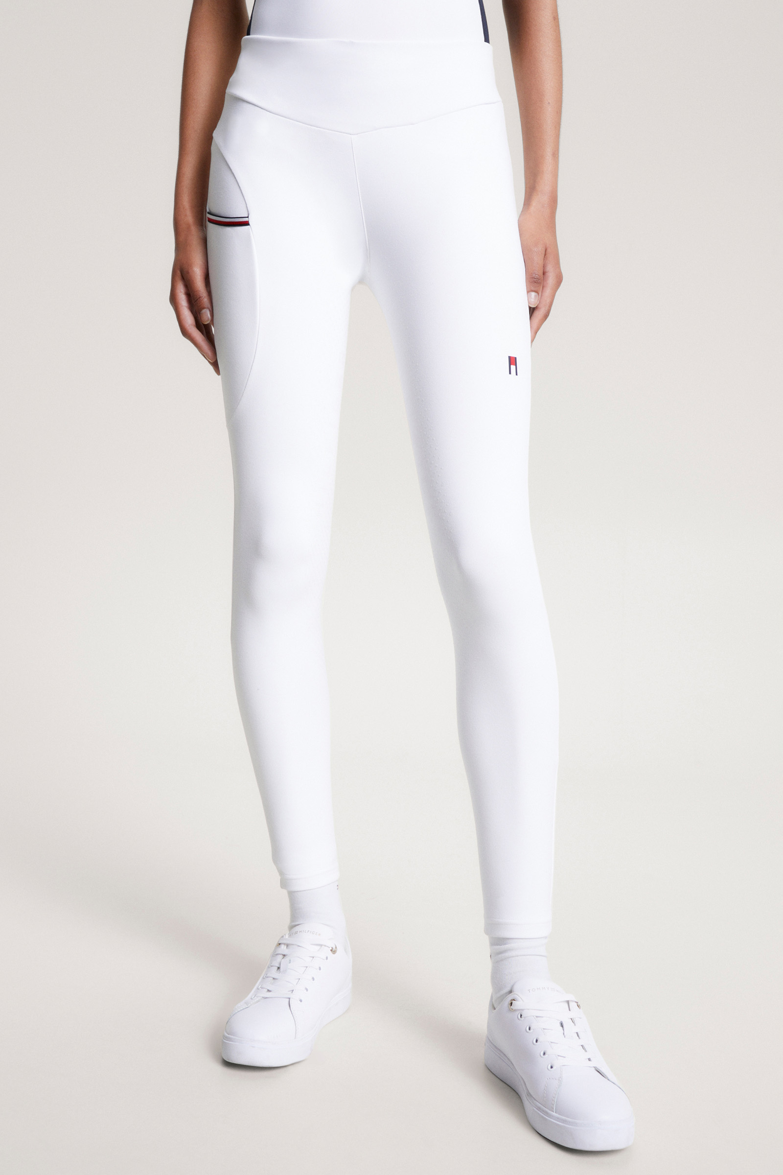 Tommy Hilfiger Sport highwaist logo legging in white