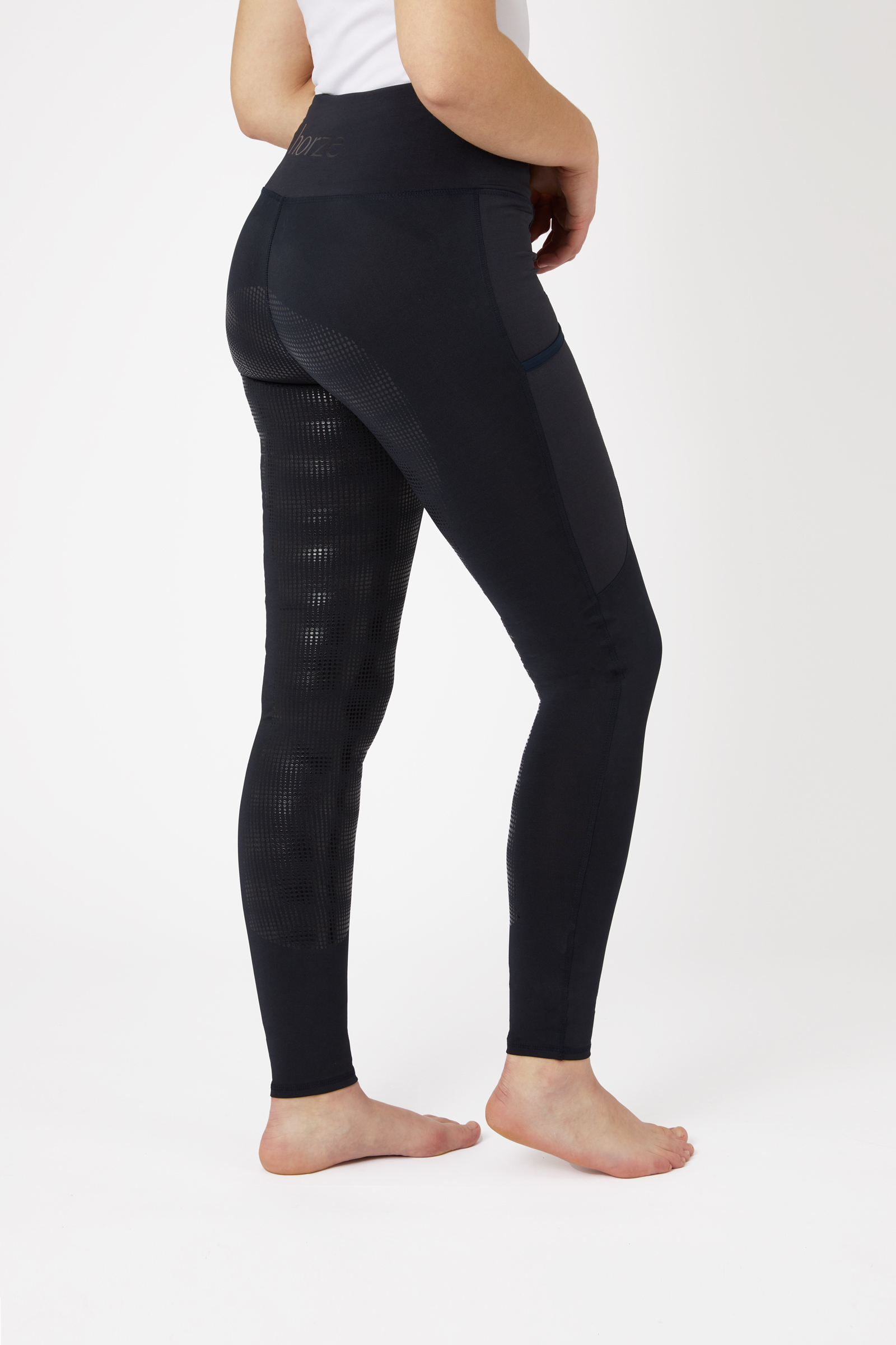 Buy Horze Women's Silicone Full Seat Riding Tights with Phone